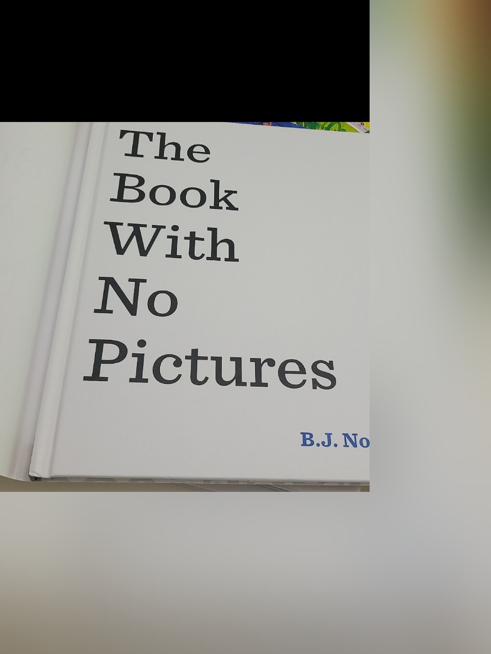The Book With No Pictures - White Hardcover by B.J. Novak